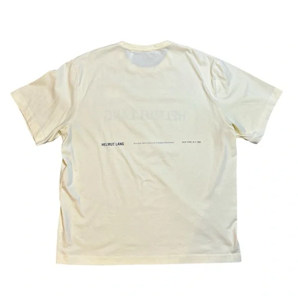 Helmut Lang Men’s Printed Cotton T-Shirt - Picture 7 of 16